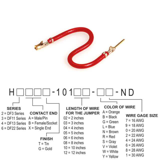 H3ABG-10108-R4 JUMPER-H1507TR/A2015R/H1505TR 8"