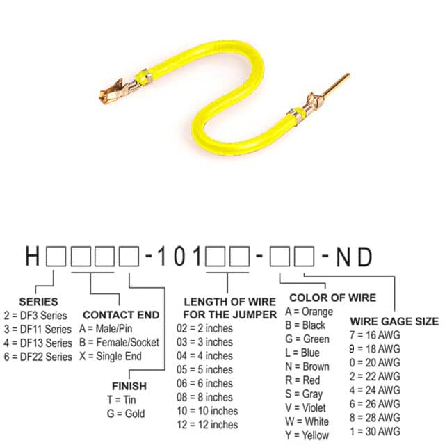 H3ABG-10102-Y6 JUMPER-H1507TR/A3049Y/H1505TR 2"