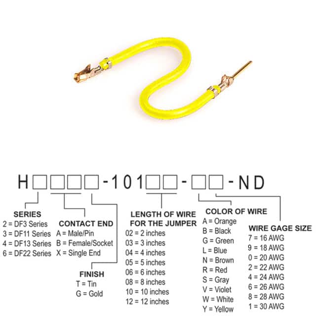 H3ABG-10106-Y8 JUMPER-H1507TR/A3048Y/H1505TR 6"