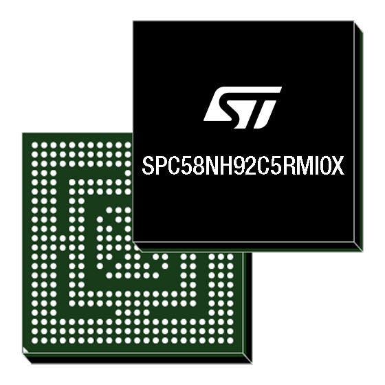 SPC58NH92C5RMI0X The STMicroelectronics SPC58NH92C5RMI0X is a 32-bit tri-core microcontroller featuring 10MB of FLASH program memory and 1.0625MB of RAM. It operates at 200MHz and supports various connectivity options.