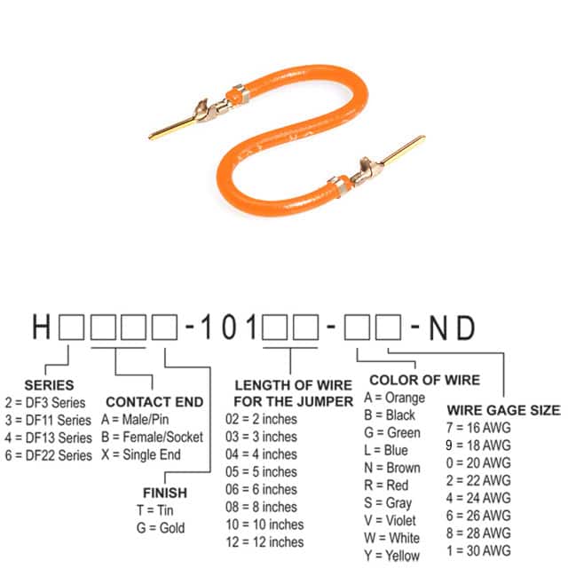 H3AAG-10108-A4 JUMPER-H1507TR/A2015A/H1507TR 8"