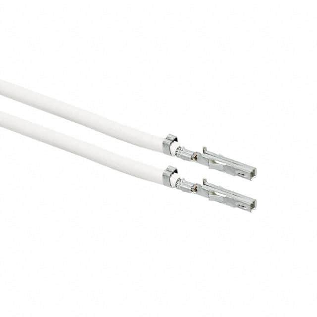 0457501111-02-W0-D 2" PRE-CRIMP A2040 WHITE