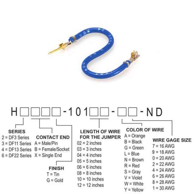 H2ABG-10108-L4 JUMPER-H1503TR/A2015L/H1501TR 8"
