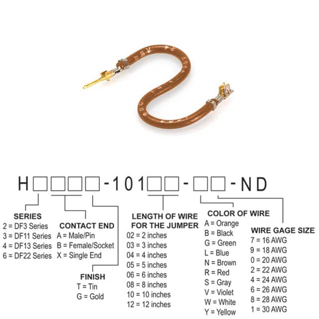 H2ABG-10108-N4 JUMPER-H1503TR/A2015N/H1501TR 8"