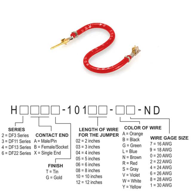 H2ABG-10108-R4 JUMPER-H1503TR/A2015R/H1501TR 8"