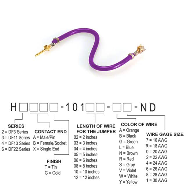H2ABG-10102-V6 JUMPER-H1503TR/A3049V/H1501TR 2"