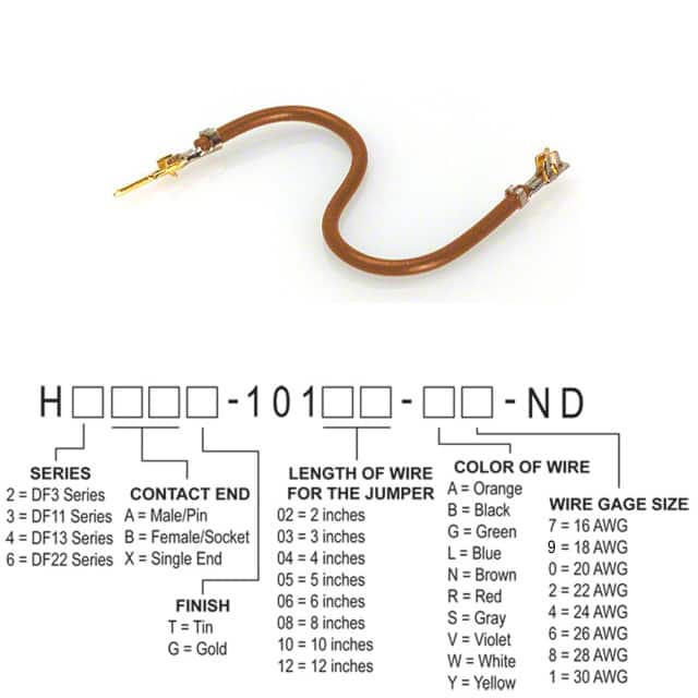 H2ABG-10102-N8 JUMPER-H1503TR/A3048N/H1501TR 2"