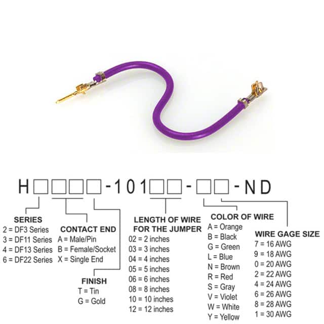 H2ABG-10102-V8 JUMPER-H1503TR/A3048V/H1501TR 2"