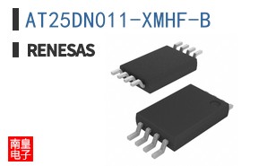 AT25DN011-XMHF-B The Adesto Technologies AT25DN011-XMHF-B is a 1Mbit SPI FLASH memory IC. It operates at 104MHz with a voltage range of 2.3V to 3.6V and is housed in an 8-TSSOP package.