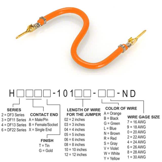 H2AAG-10103-A4 JUMPER-H1503TR/A2015A/H1503TR 3"