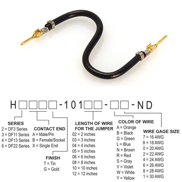 H2AAG-10108-B4 JUMPER-H1503TR/A2015B/H1503TR 8"