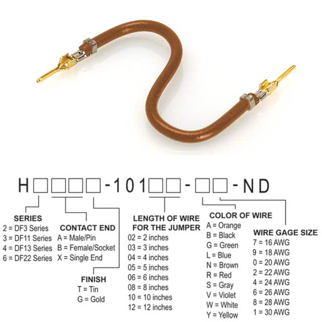 H2AAG-10102-N4 JUMPER-H1503TR/A2015N/H1503TR 2"
