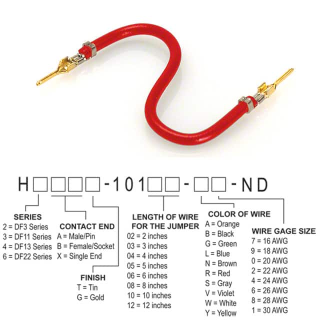 H2AAG-10108-R4 JUMPER-H1503TR/A2015R/H1503TR 8"