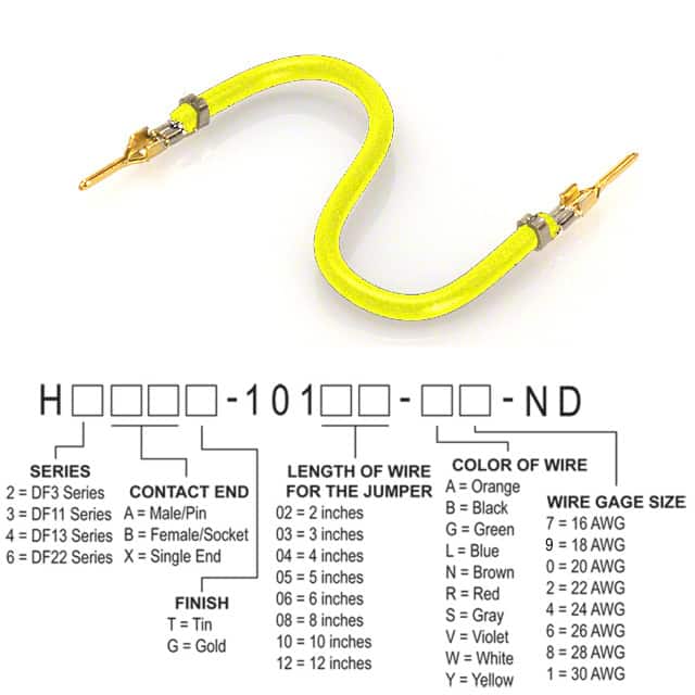 H2AAG-10108-Y4 JUMPER-H1503TR/A2015Y/H1503TR 8"