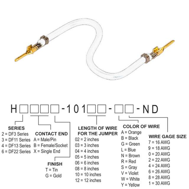 H2AAG-10102-W6 JUMPER-H1503TR/A3049W/H1503TR 2"