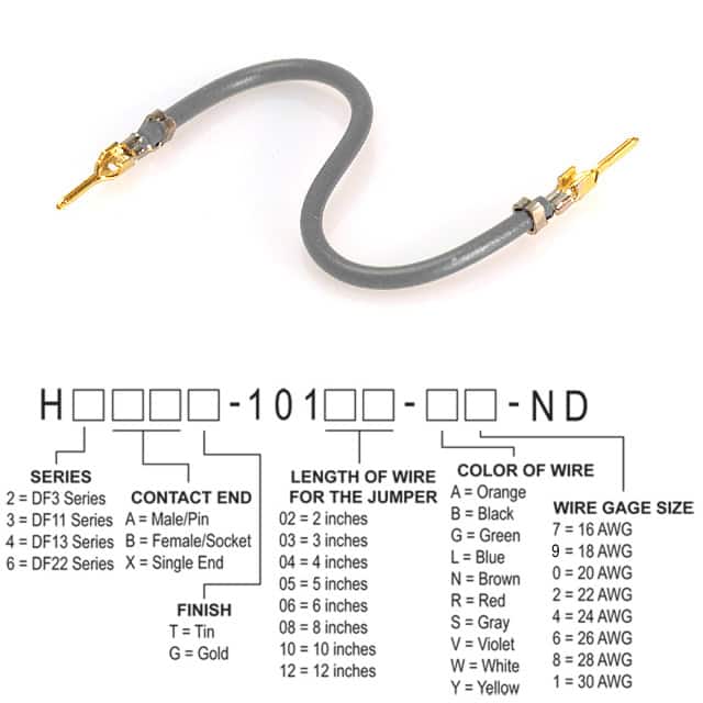 H2AAG-10108-S8 JUMPER-H1503TR/A3048S/H1503TR 8"