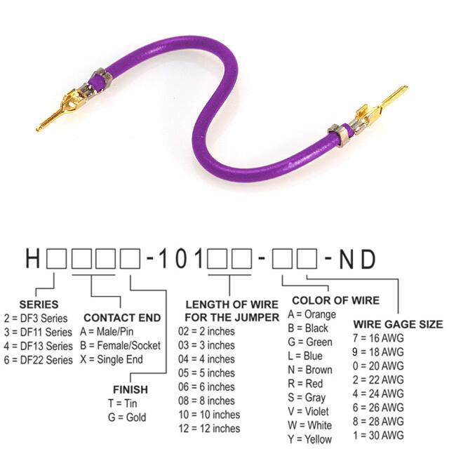 H2AAG-10103-V8 JUMPER-H1503TR/A3048V/H1503TR 3"