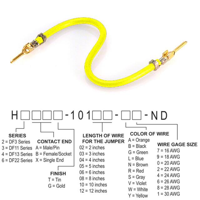 H2AAG-10108-Y8 JUMPER-H1503TR/A3048Y/H1503TR 8"