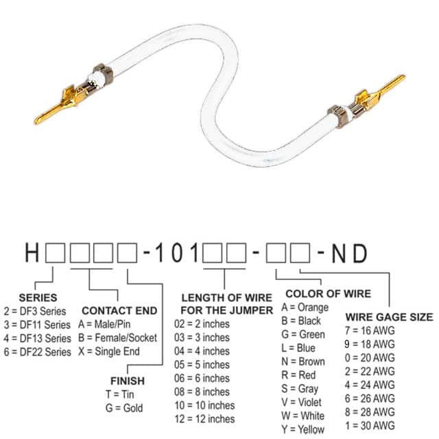 H2AAG-10103-W6 JUMPER-H1503TR/A3049W/H1503TR 3"