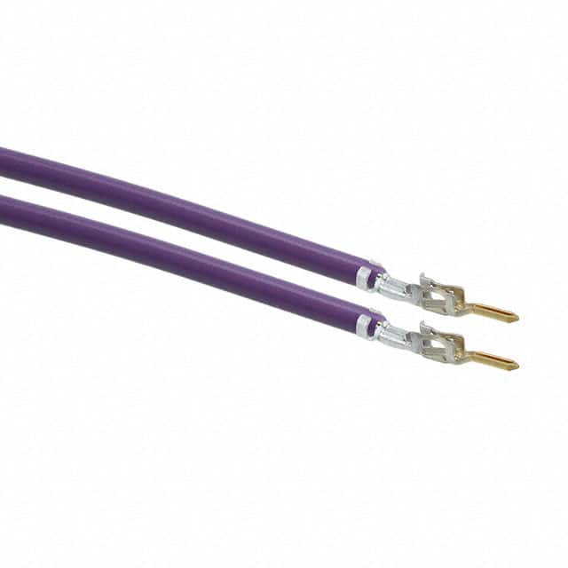 0430310002-02-V4-D 2" PRE-CRIMP A2015V VIOLET
