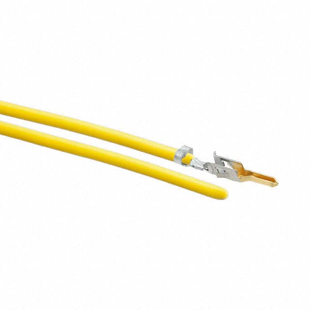 0039000219-12-Y4 12" PRE-CRIMP A2015 YELLOW