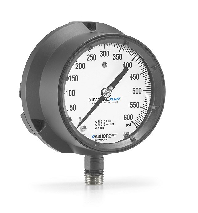 1379 The Ashcroft 1379 Duragauge® is a process gauge designed for reliable pressure measurements. It offers ±0.5% accuracy and a wide pressure range from vacuum to 100,000 psi.