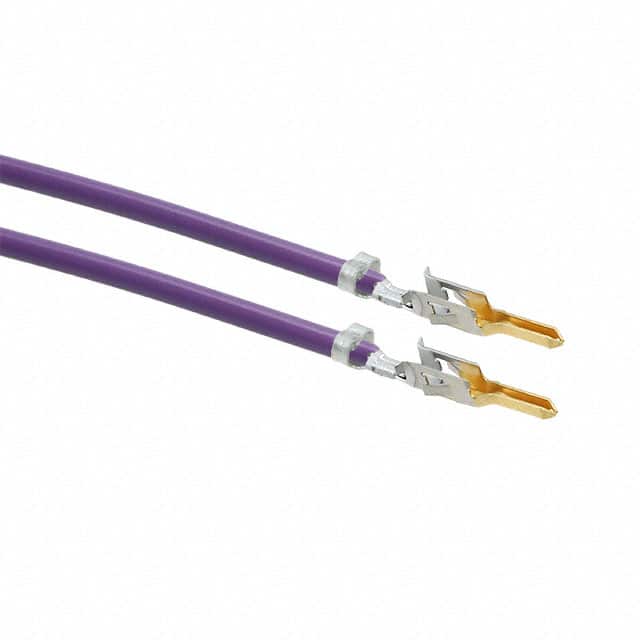 0039000219-12-V2-D 12" PRE-CRIMP A2016 VIOLET