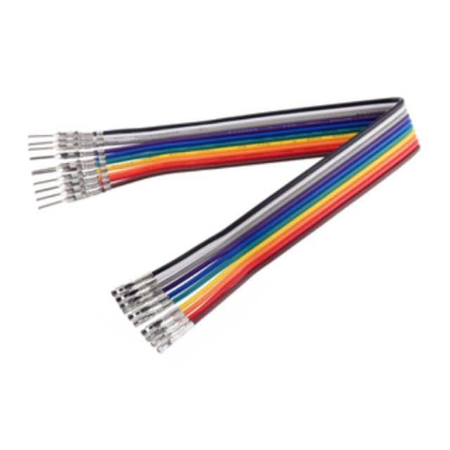 4576 JUMPER 10-WIRE RIBBON M-F 6"