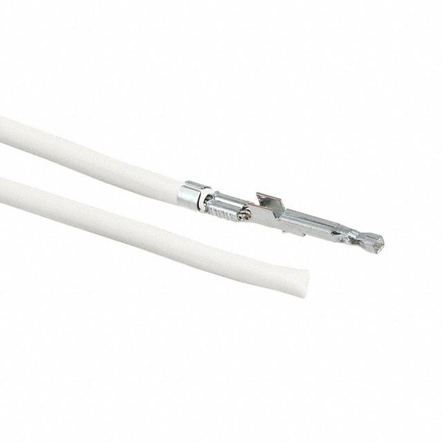 1722533023-08-W9 8" PRE-CRIMP 1857/19 WHITE