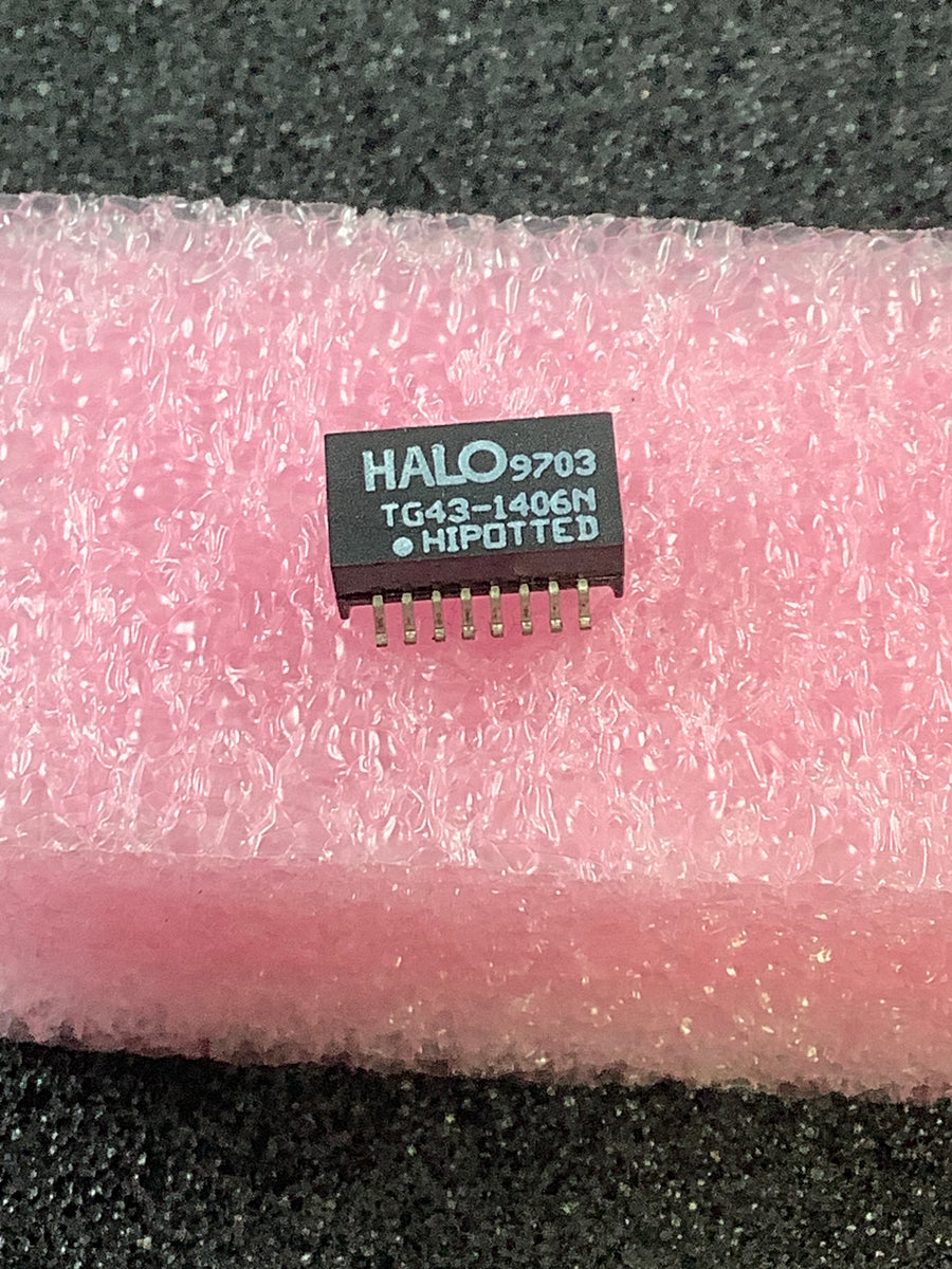 TG43-1406N The TG43-1406N from Halo Electronics Inc is a mini shielded digital audio transformer. It is RoHS3 Compliant.