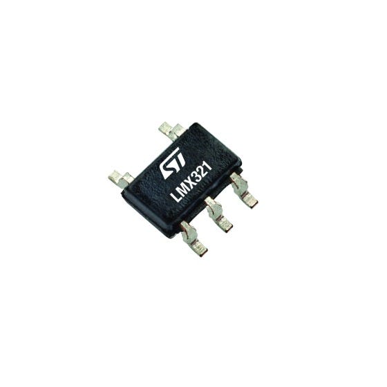 LMX321ICT The LMX321ICT is a comparator from STMicroelectronics. It features RoHS3 compliance and an MSL rating of 1.