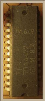 TDA4472 The TDA4472 is an integrated circuit from Telefunken designed for Video-IF and Quasi Parallel Sound Processing. It operates at 5V with a current consumption of 65mA.