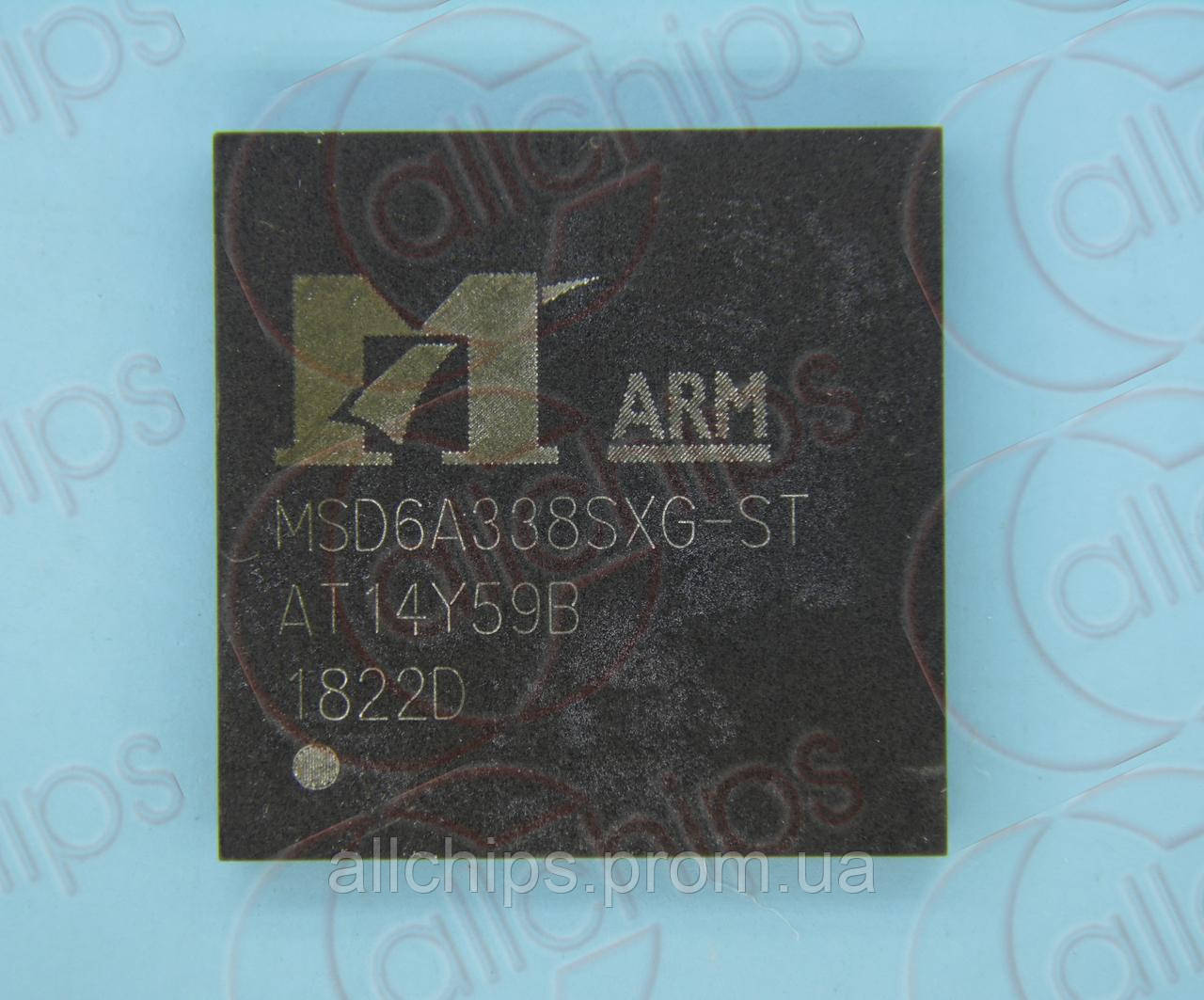 MSD6A338SXG-ST The MSTAR MSD6A338SXG-ST is a TV processor, classified as a Voltage Regulator Controller. It is RoHS3 compliant and has an MSL of 1.