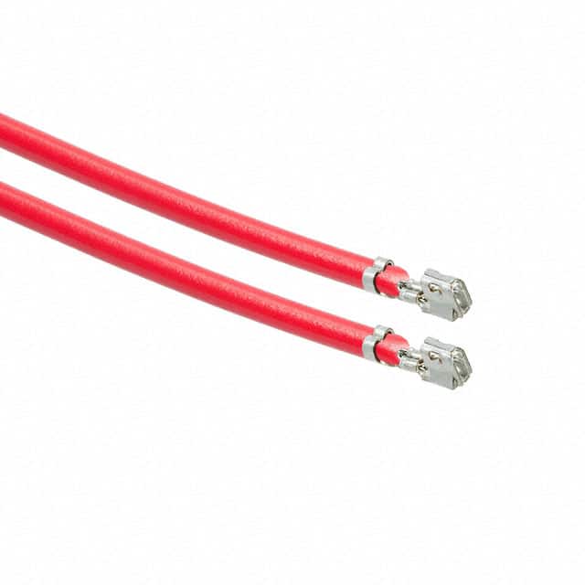 0502128000-06-R1-D 6" PRE-CRIMP A3047 RED
