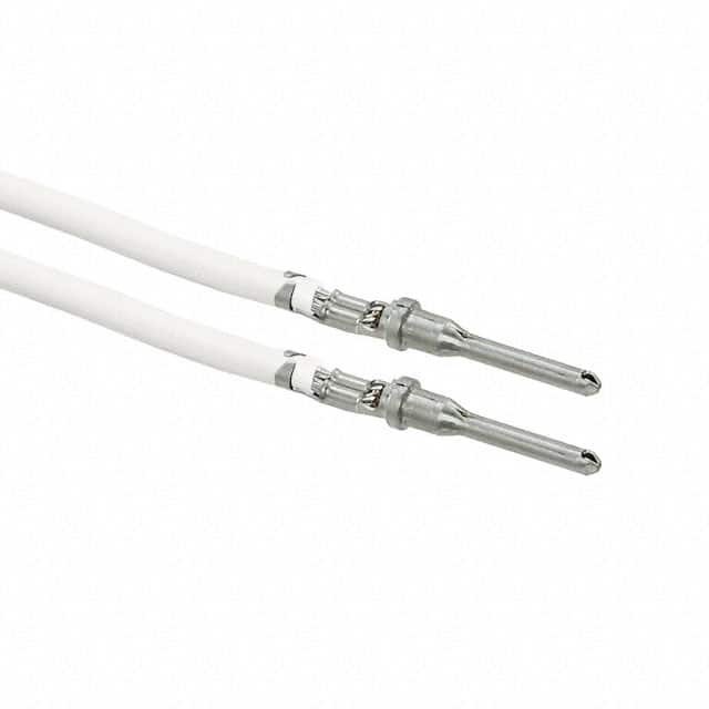 0845240004-12-W9-D 12" PRE-CRIMP A1857/19 WHITE