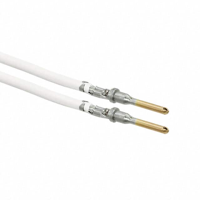 0845240014-06-W9-D 6" PRE-CRIMP A1857/19 WHITE