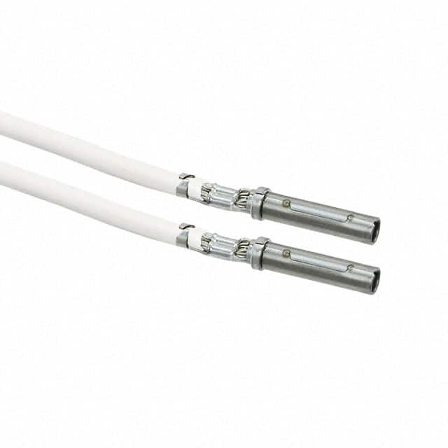 0845250009-06-W7-D 6" PRE-CRIMP A1858/19 WHITE