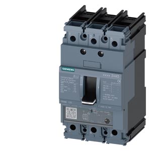 3VA5140-6EC32-0AA0 The Siemens 3VA5140-6EC32-0AA0 is a 3-pole molded-case circuit breaker rated for 40A and 690V. It features a breaking capacity of 65kA at 480V.
