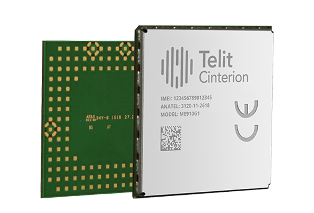 ME910G1-WW The Telit ME910G1-WW is an LTE Cat M1/NB2 cellular module designed for low-data throughput IoT applications. It offers optimized power consumption and enhanced coverage.