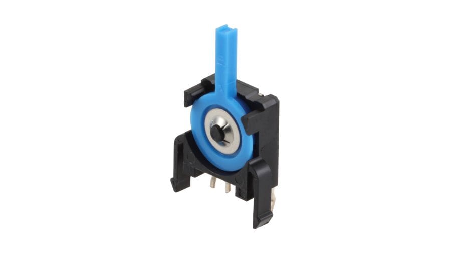 SSCF310100 The Alps Alpine SSCF310100 is a detector switch from the SSCF Series. It offers a 0.1A 12V DC rating and a mechanical life of 50,000 cycles.