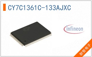 CY7C1361C-133AJXC The Infineon CY7C1361C-133AJXC is a 9Mbit parallel SRAM with a 133MHz clock speed and 6.5ns access time. It operates at 3.3V and comes in a 100-LQFP package.