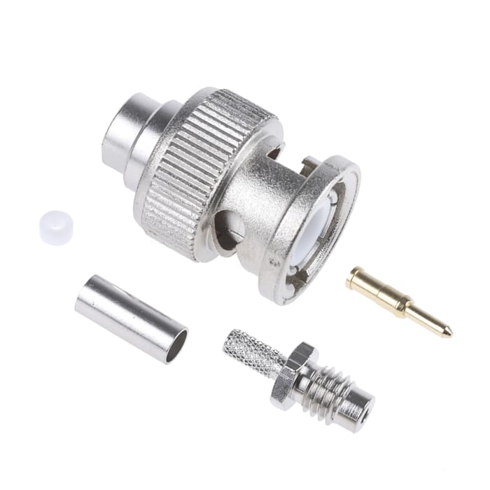 J01000A1294 The Telegartner J01000A1294 is a BNC straight plug crimp connector with a 50 Ohm impedance and a frequency range up to 4 GHz. It is designed for reliable signal transmission.