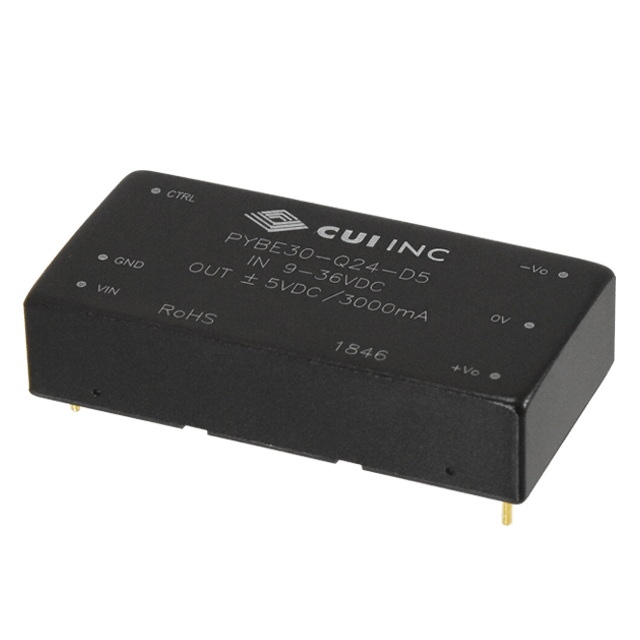 PYBE30-Q24-S12 The Bel Power Solutions PYBE30-Q24-S12 is a 30W DC-DC converter. This part is Not Recommended for New Design (NRND).