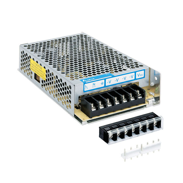 PML-12V100W1AH The Delta Electronics PML-12V100W1AH is an open frame AC/DC converter with 100W power and 12V output. It features adjustable output and chassis mounting.