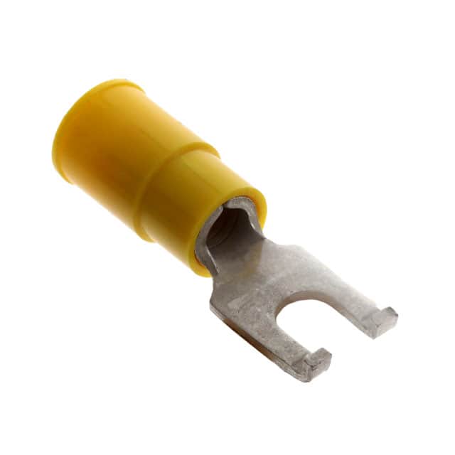0191210048 CONN SPADE TERM 10-12AWG #8 YEL
