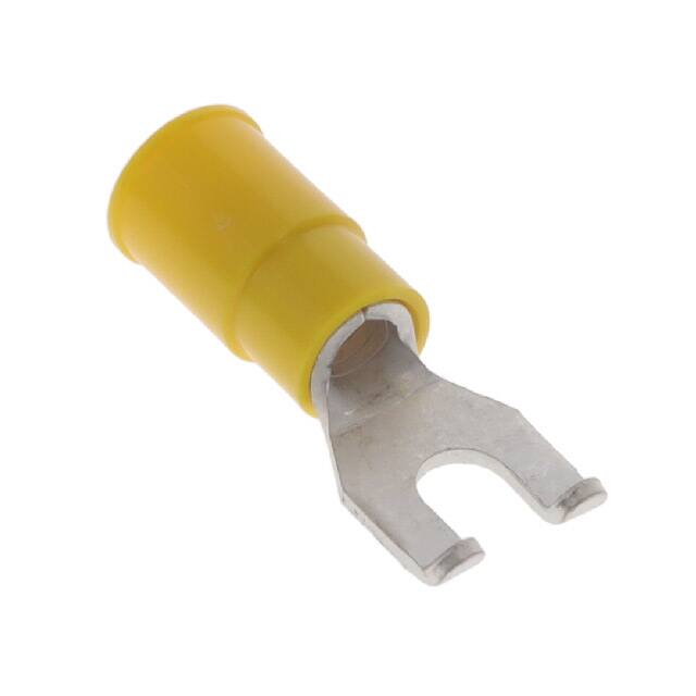 0191210054 CONN SPADE TERM 10-12AWG #8 YEL