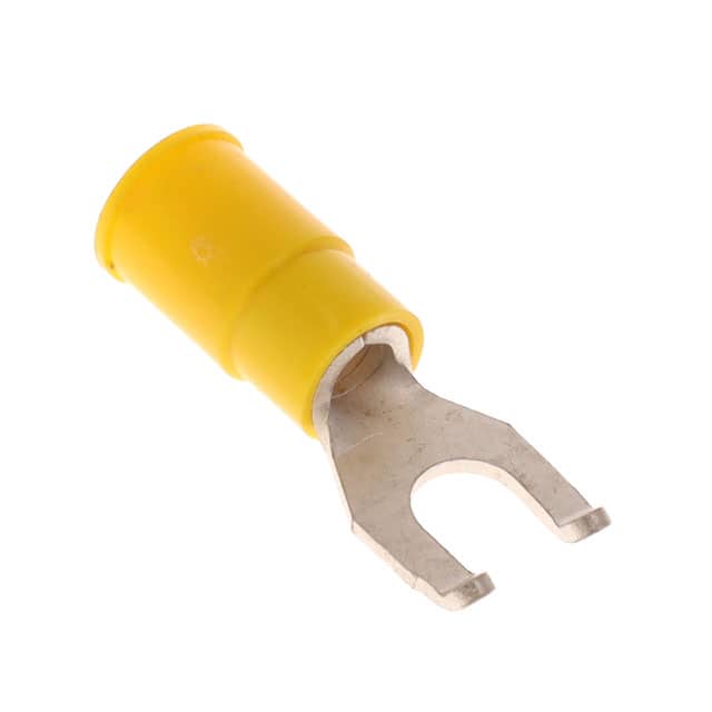 0191210057 CONN SPADE TERM 10-12AWG #10 YEL