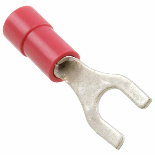 0191440004 CONN SPADE TERM 18-22AWG #8 RED
