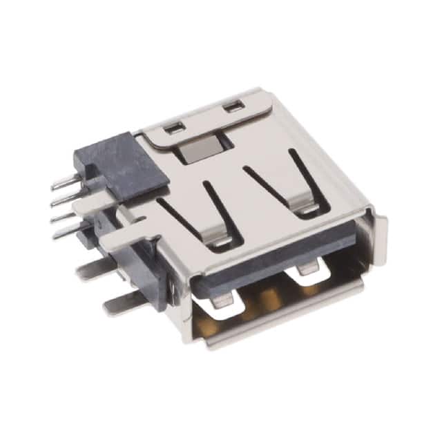0673298040 USB A UPRIGHT CONN.FLANGEOUT W/F