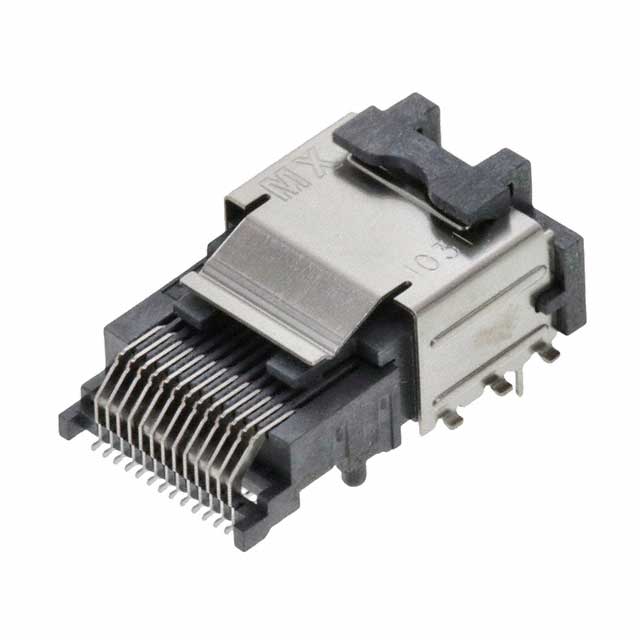 0757830026 CONN MINI SAS RCP 26P SLD RA SMD